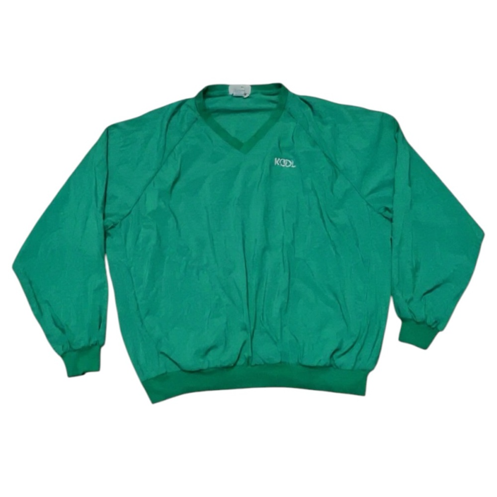Kool Vintage Men’s V-Neck Windbreaker Pullover Size XL
